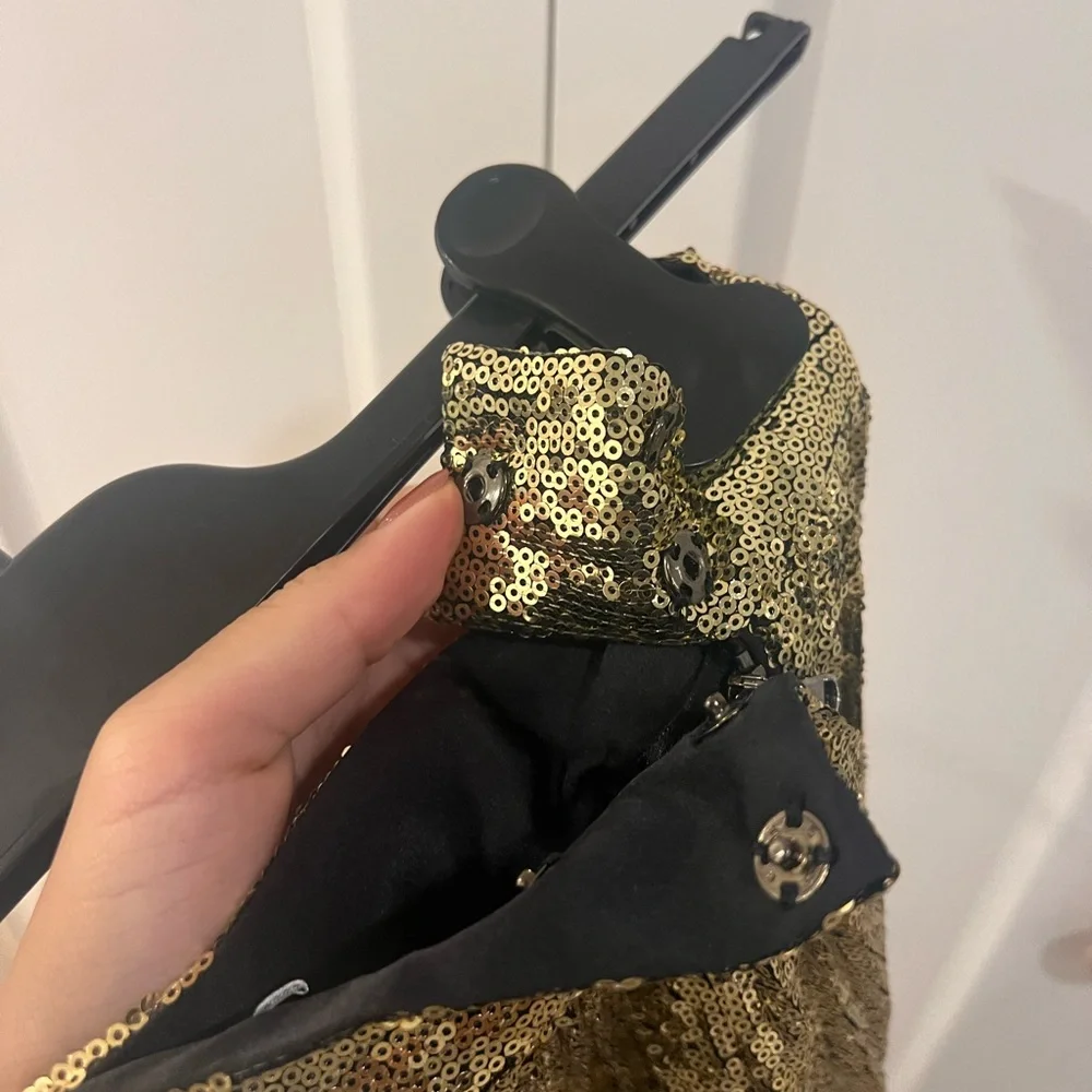 Dolce & Gabbana Gold Sequin Maxi Skirt - Picture 5 of 10